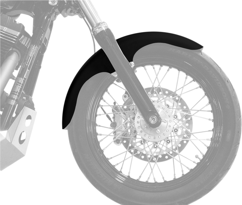 KLOCK WERKS Klub Front Fender Kit - w/ Satin Blocks - Steel - 19"