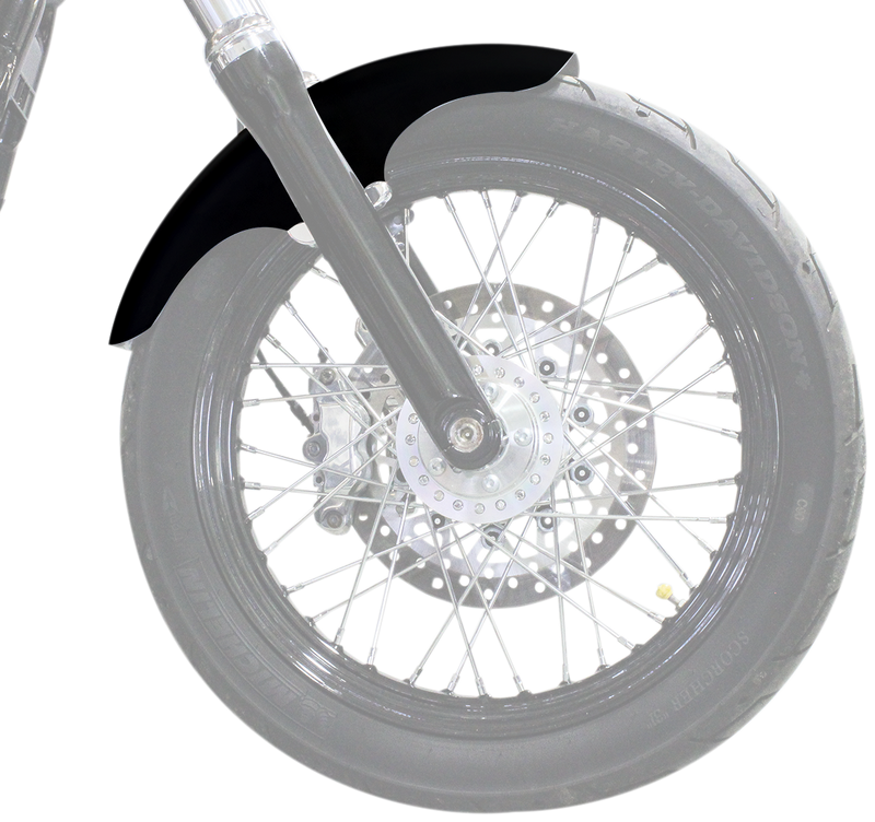 KLOCK WERKS Top Hat Front Fender Kit - w/ Satin Blocks - Steel - 19"