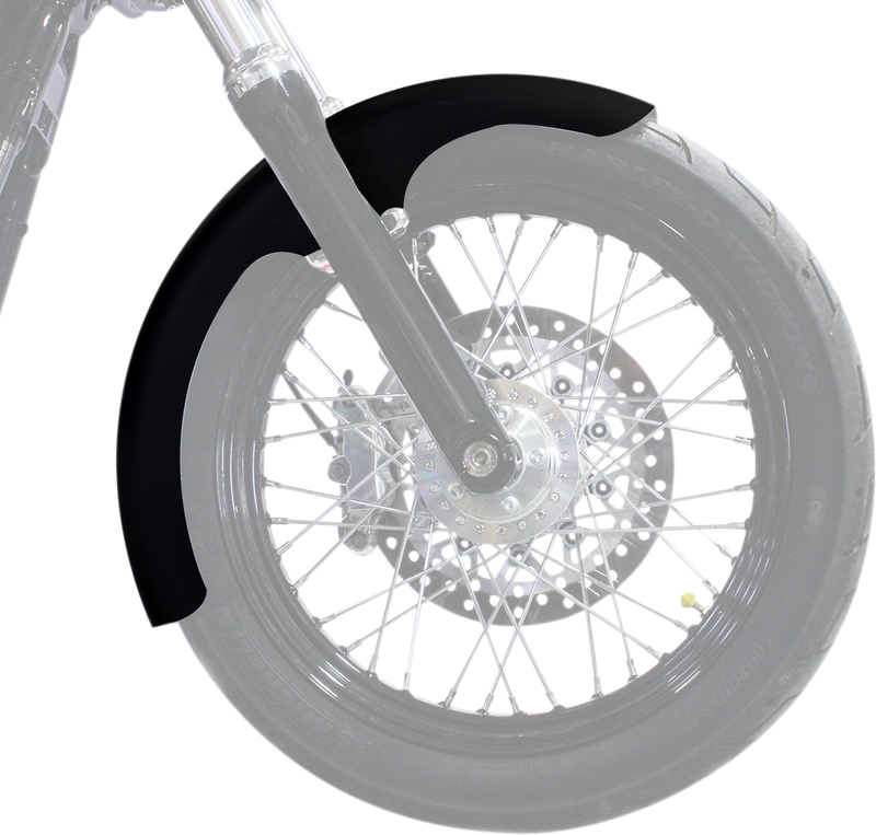 KLOCK WERKS TLF Front Fender Kit - w/ Satin Blocks - Steel - 19"