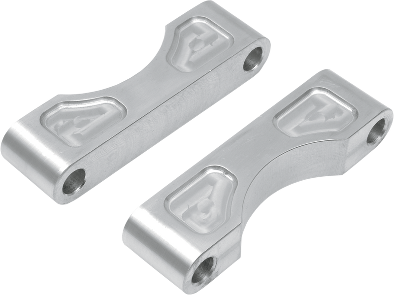 KLOCK WERKS Hugger Front Fender Mounting Blocks - For 21" Wheels - Satin