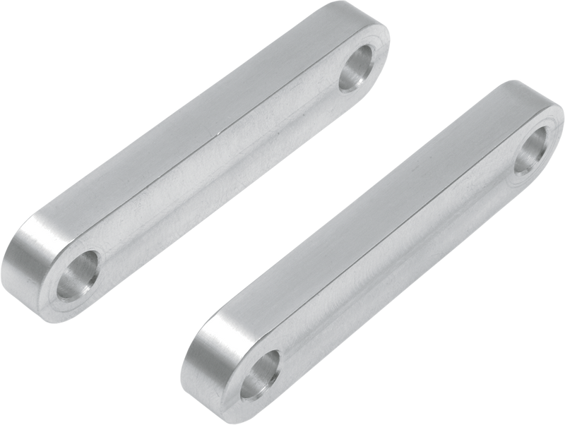 KLOCK WERKS Hugger Front Fender Mounting Blocks - For 16"/18" Wheels - Chrome