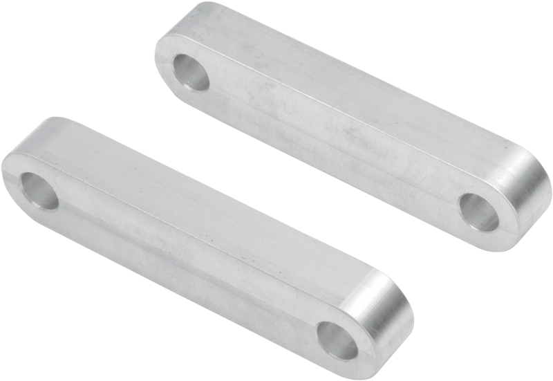 KLOCK WERKS Hugger Front Fender Mounting Blocks - For 21" Wheels - Satin