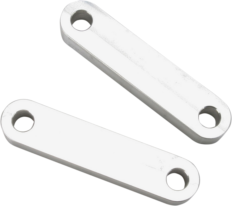 KLOCK WERKS Hugger Front Fender Mounting Blocks - For 21" Wheels - Chrome