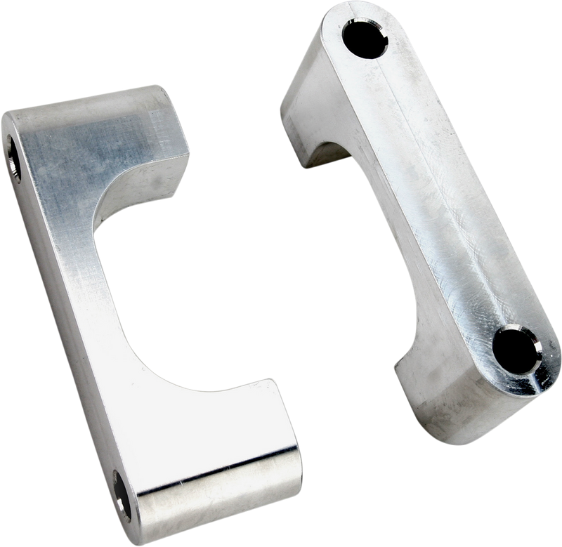 KLOCK WERKS Hugger Front Fender Mounting Blocks - For 21" Wheels - Satin