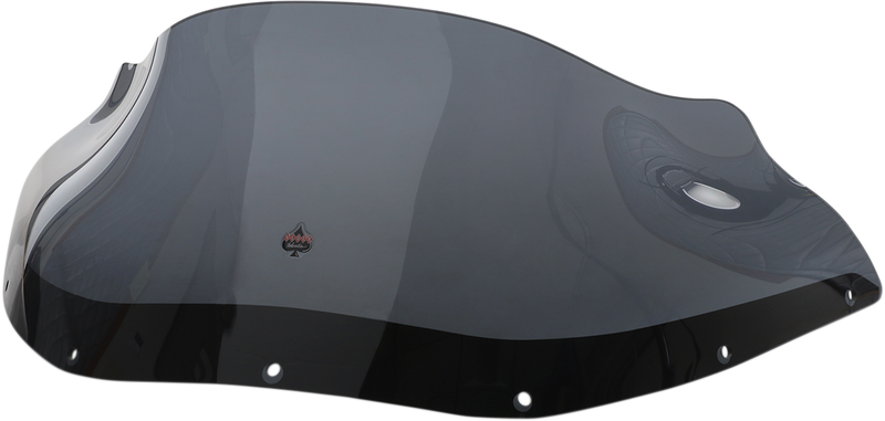 KLOCK WERKS Flare® Windshield - 9" - Dark Smoke - '85-'92 FXRP KWW-02-0500