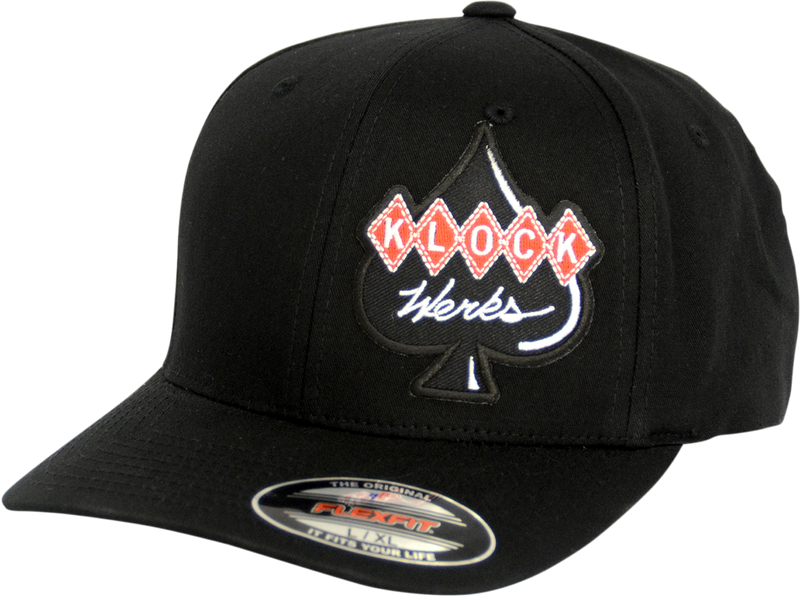KLOCK WERKS Offset Logo Flexfit® Hat - Black - Small/Medium