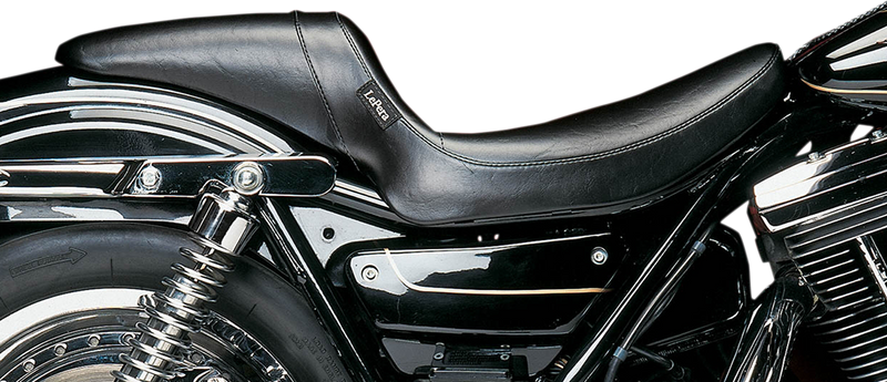 LE PERA Daytona Sport Seat - Smooth - Black - FXR '82-'00