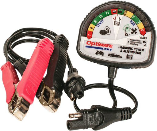 TECMATE Battery Charging System/Alternator Tester - Pocket - Battery Clip/12V TS-121
