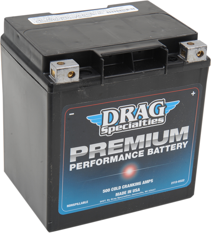 DRAG SPECIALTIES PREMIUM PERFORMANCE BATTERY - 1999 - 2023 TOURING