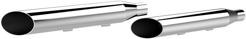 KHROME WERKS 3" HP-Plus® Slip-On Mufflers - Slash-Cut - Chrome - XL 202395