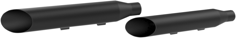 KHROME WERKS 3" HP-Plus® Slip-On Mufflers - Slash-Cut - Black - XL 202895