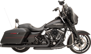 KHROME WERKS 2-into-2 Dominator Exhaust System - Black - '09-'16 FL - With 4-1/2" Muffler 200830