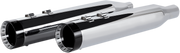 KHROME WERKS 4-1/2" HP-Plus® Slip-On Mufflers - Chrome with Turbine - Touring 202770