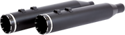 KHROME WERKS 4-1/2" HP-Plus® Slip-On Mufflers - Black with Tracer - Touring 202835