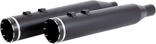 KHROME WERKS 4-1/2" HP-Plus® Slip-On Mufflers - Black with Tracer - Touring 202835