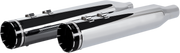 KHROME WERKS 4-1/2" HP-Plus® Slip-On Mufflers - Chrome with Tracer - Touring 202735