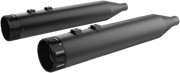 KHROME WERKS 4-1/2" HP-Plus® Slip-On Mufflers - Black with Klassic Tip 202830
