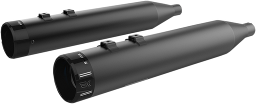 KHROME WERKS 4-1/2" HP-Plus® Slip-On Mufflers - Black with Klassic Tip 202830