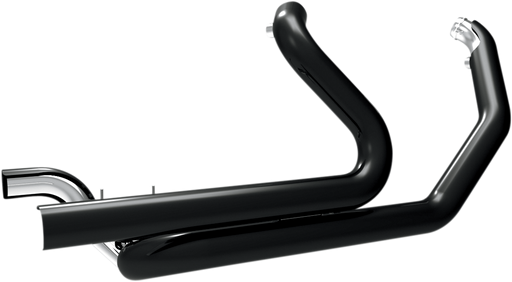 KHROME WERKS Aggressor 2-into-1-into-2 Header - Black 200800A