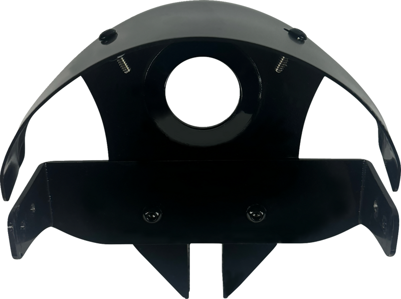 CUSTOM DYNAMICS LED Headlight - Shark Demon 2 - Pedestal Mount 1999-2022 Dyna, Sportster, Softail Models