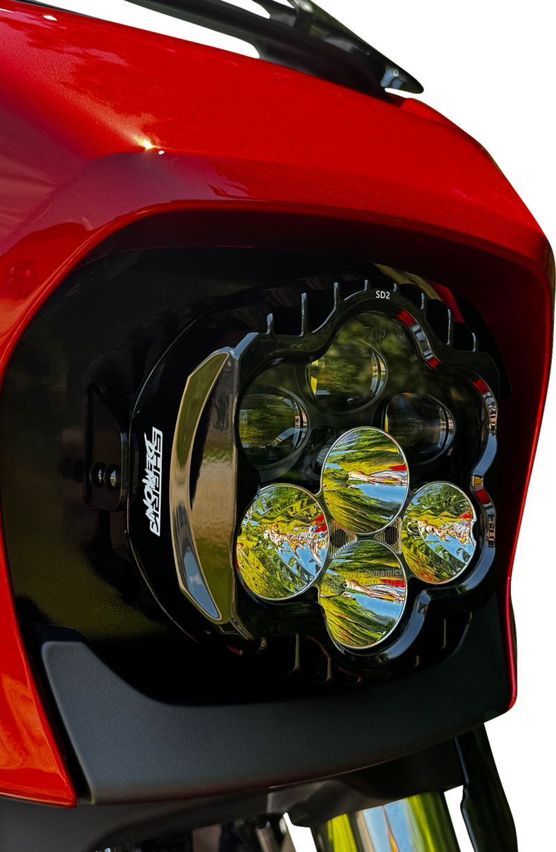 CUSTOM DYNAMICS LED Headlight - Shark Demon 2 - FLHX/SE 2024 Street Glide