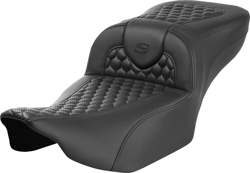 SADDLEMEN Roadsofa™ Extended Reach Seat - without Backrest - Honeycomb - Touring '23.5-'25