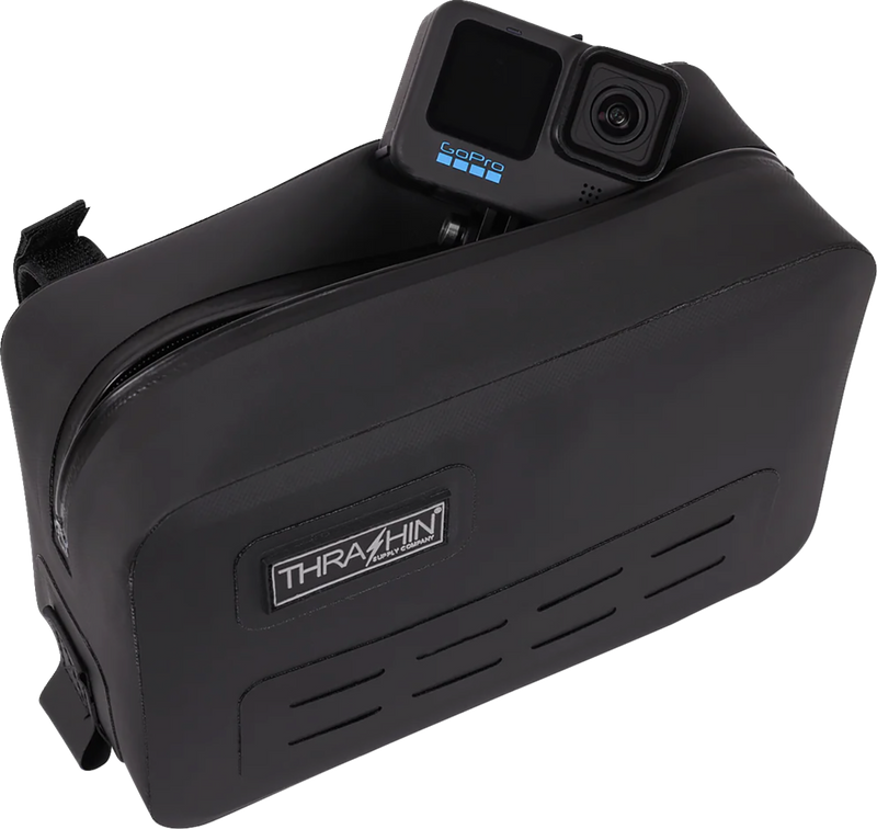 THRASHIN SUPPLY CO. Handlebar Bag - Black - Waterproof THB-0021