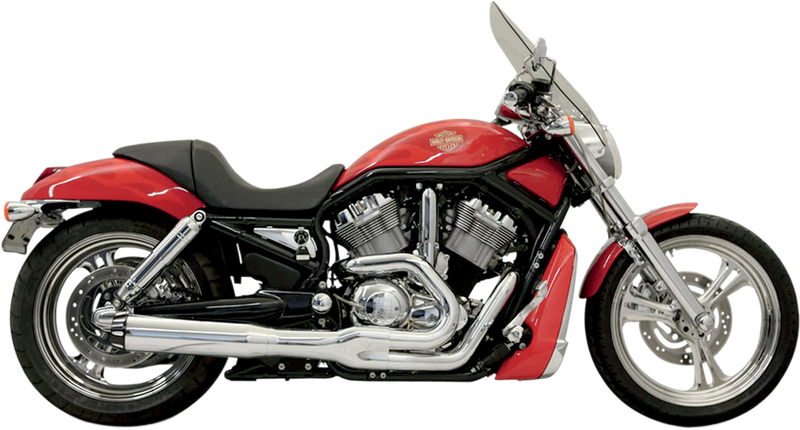 BASSANI XHAUST B1 2:1 Exhaust - Chrome - '02-'05 V-ROD