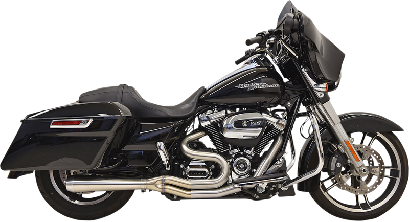 BASSANI XHAUST 2:1 Exhaust - 2017 - 2024 TOURING Stainless