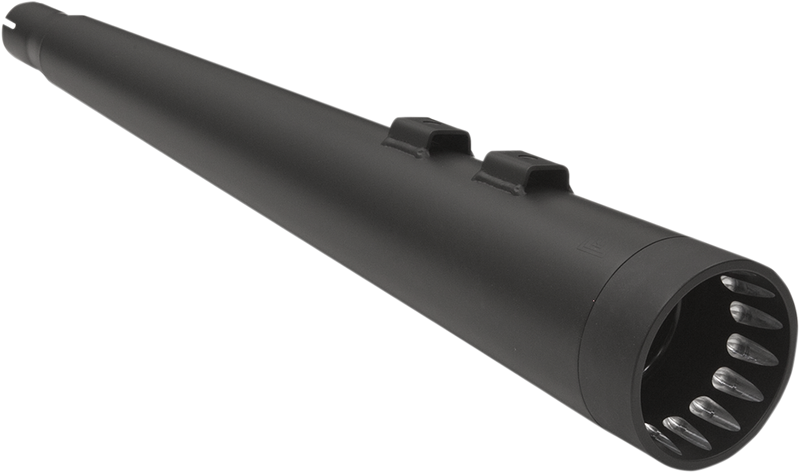 BASSANI XHAUST DNT Megaphone SLIP-ON Muffler - TOURING 1995-2016 Black/Black