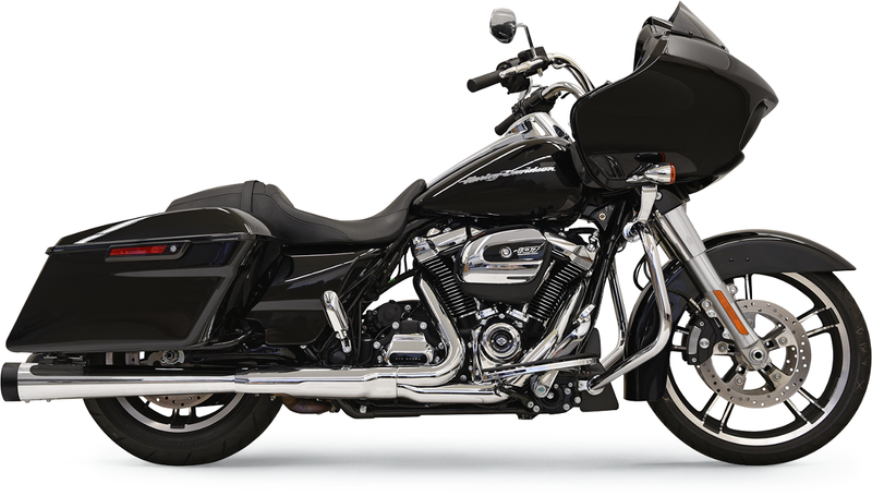 BASSANI XHAUST DNT Megaphone SLIP-ON Muffler - 2017-2019 TOURING Chrome/Chrome