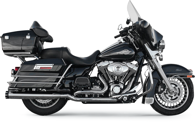 BASSANI XHAUST Down Under Headpipes - Chrome - 2009-2016 TOURING MODELS