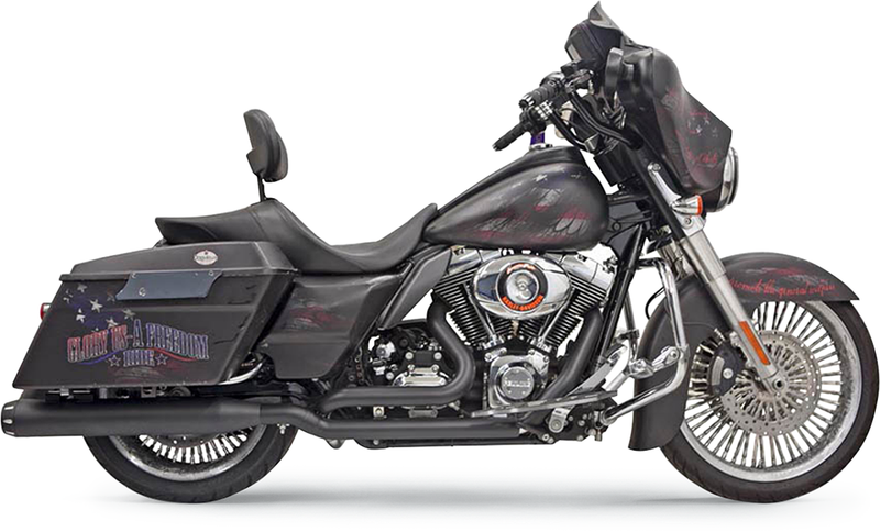 BASSANI XHAUST Down Under Headpipes - Black - 2009-2016 TOURING MODELS
