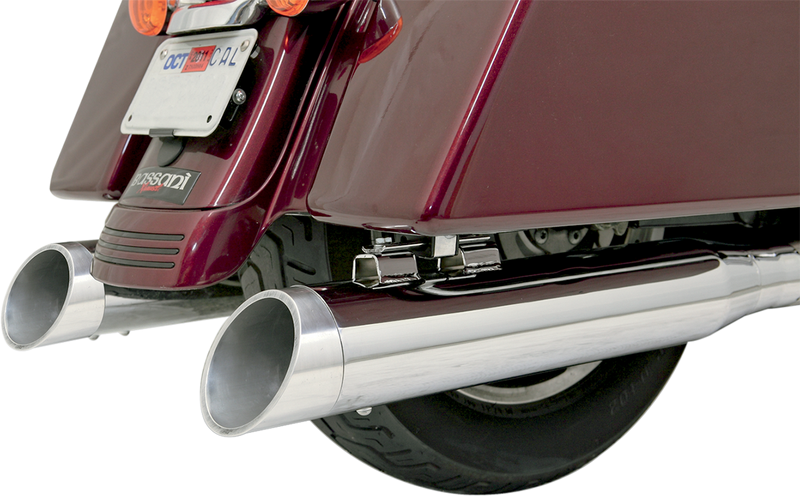 BASSANI XHAUST 4" End Cap - Polished - Slash