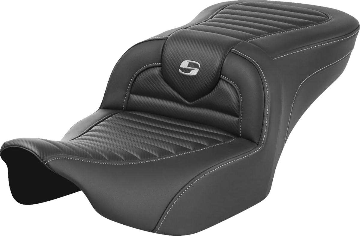 SADDLEMEN Roadsofa* Seat - without Backrest - Tuck-n-Roll - Carbon Fib ...
