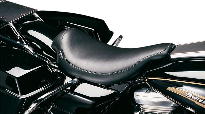 LE PERA Silhouette Solo Seat - Smooth - Black - Touring '02-'07