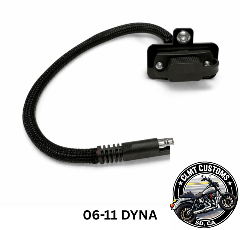 CLMT CUSTOMS - 2006-2011 Dyna Battery Tender Quick Connect Mount