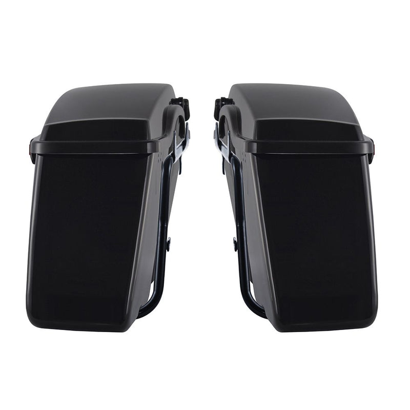 Advanblack Color Matched Standard Non-Stretched Saddlebags with Mounting Brackets for Harley M8 Low Rider S / ST, Street Bob,Sport Glide, Softail Standard, Heritage Classic