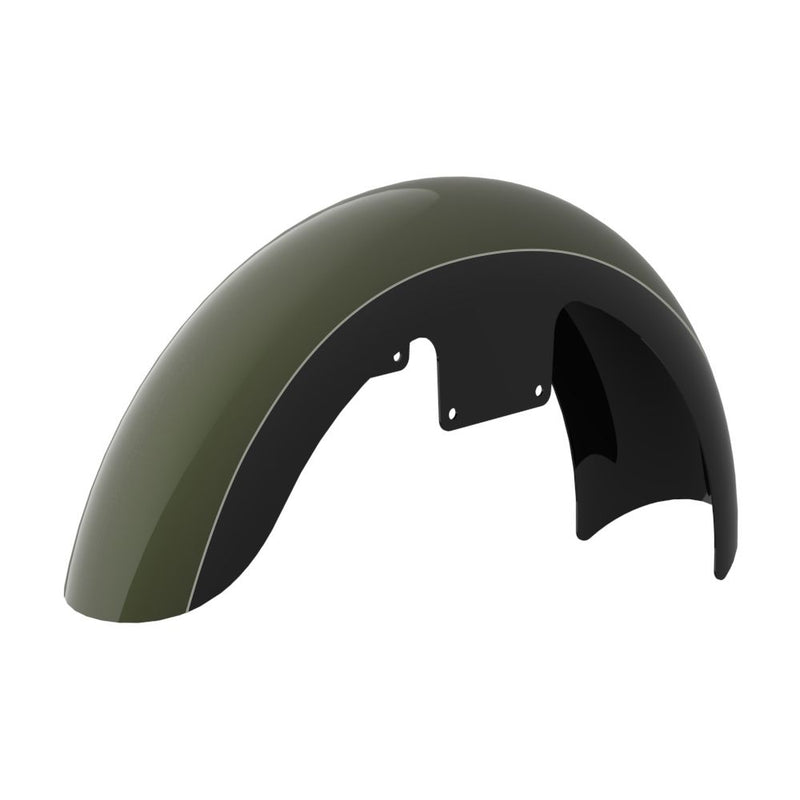 Advanblack 19" Reveal Wrapper Hugger Front Fender For '23.5-Up Harley Touring Models