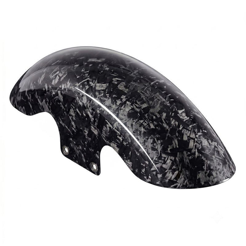 Advanblack Carbon Fiber 19-inch Chopped Front Fender for '09-Up Harley Touring