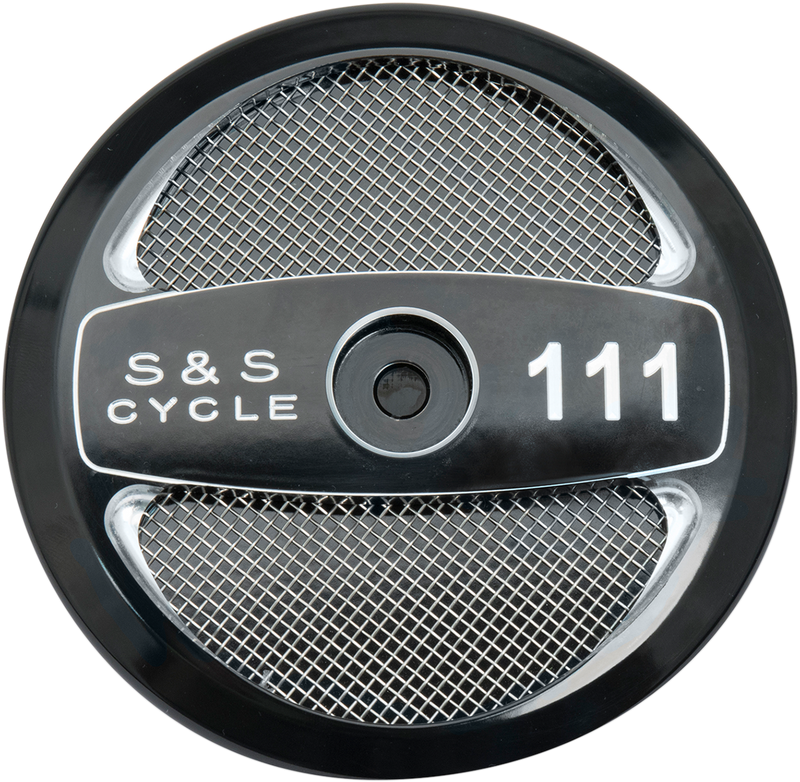 S&S CYCLE Stealth Air Cleaner Cover - Black - 111"