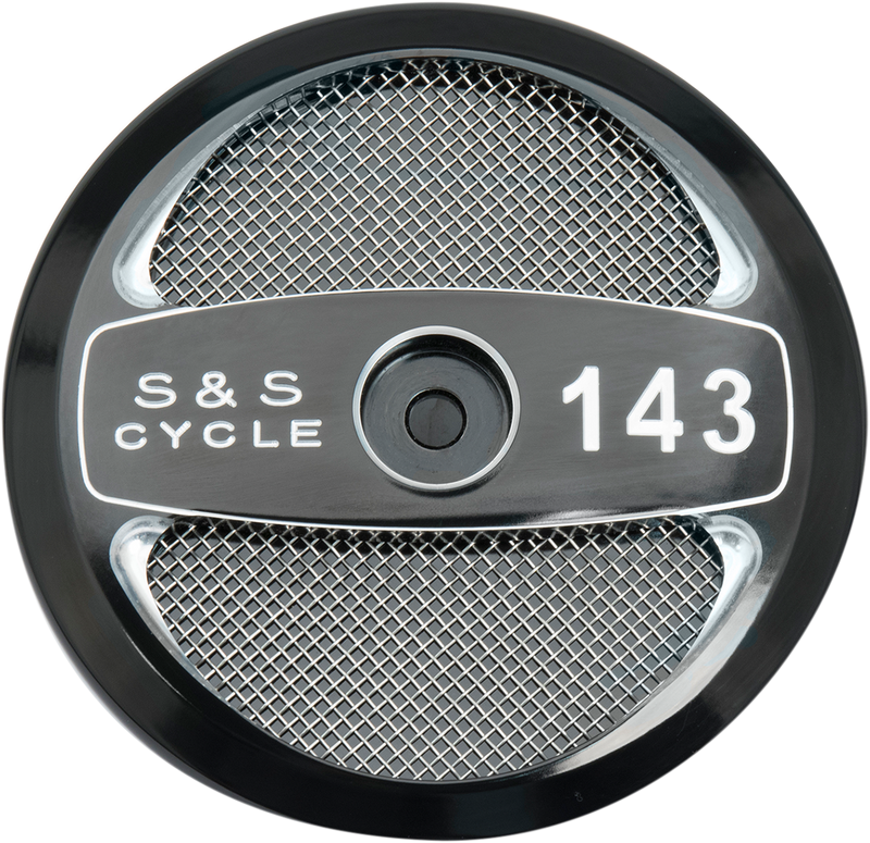 S&S CYCLE Stealth Air Cleaner Cover - Black - 143"