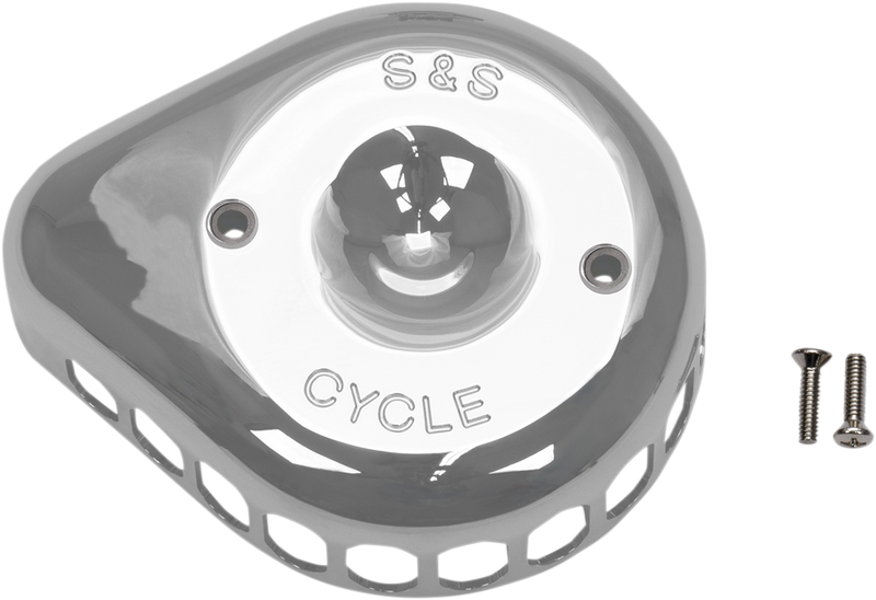 S&S CYCLE Air Cleaner Cover - Mini Teardrop - Chrome