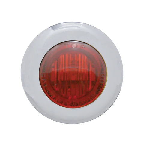PRO-ONE PERF.MFG. Mini Marker Light - LED - Dual Function - Red Lens