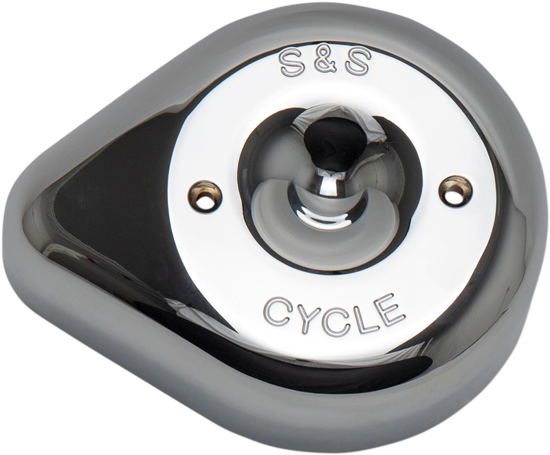 S&S CYCLE Air Cleaner Cover - Teardrop - Chrome