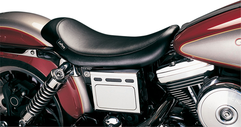 LE PERA Silhouette Solo Seat - Smooth - Black - Dyna '96-'03