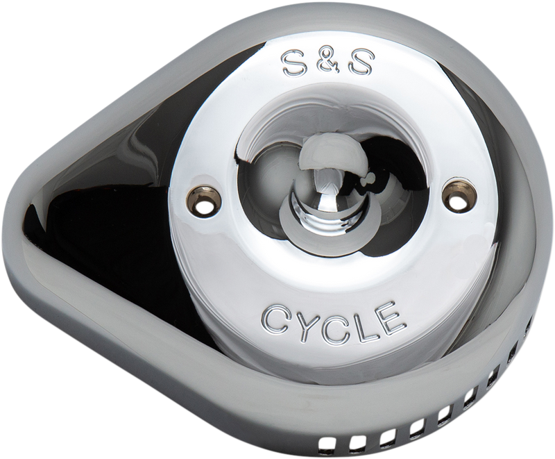 S&S CYCLE Air Cleaner Cover - Slasher - Chrome