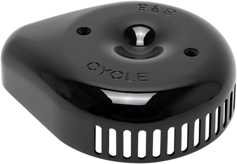 S&S CYCLE Air Cleaner Cover - Slasher - Black