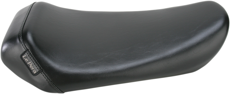 LE PERA Bare Bones Solo Seat - Smooth - Black - Dyna '91-'95