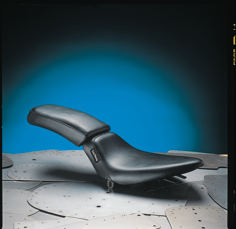 LE PERA Bare Bones Solo Seat - Smooth - Black - FL / FX '64-'84